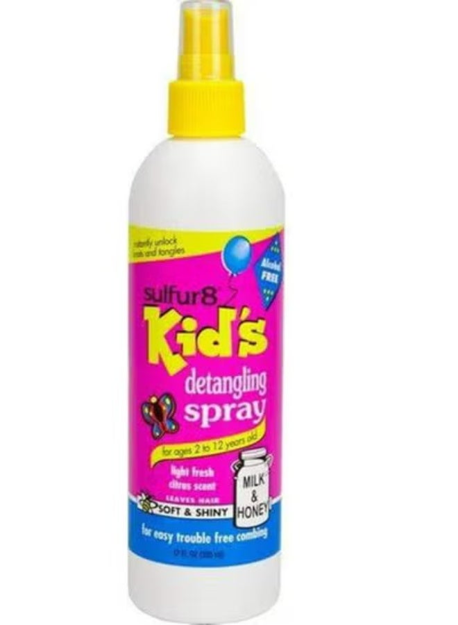 Kids Milk And Honey Detangling Spray Conditioning Spray To Help Soften Hair Reduce Knots Refresh Fragrance Lightweight Moisturizer For All Hair Types 355 ML
